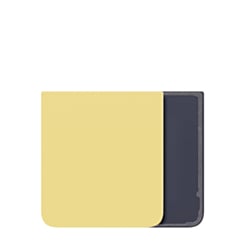 Bottom Back Cover for Galaxy Z Flip 6 F741 (NO LOGO) (YELLOW)