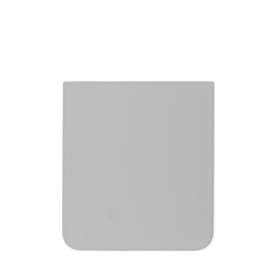 Back Glass with Camera Lens for Galaxy Z Flip 6 F741 (Service Pack) (Silver Shadow)