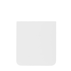 Back Glass with Camera Lens for Galaxy Z Flip 6 F74 (WHITE) (Service Pack)