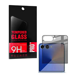 Privacy Tempered Glass for Galaxy Z Flip 7 / Z Flip 8 (Case Friendly / 2.5D / Anti-Spy / 1 Piece)
