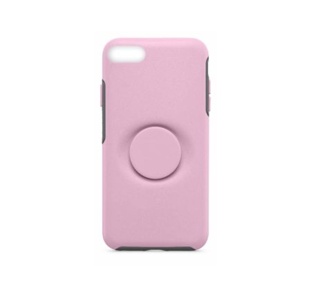 Dual Layer Heavy Duty Case with Pop Up Holder - PINK for iPhone 8P / 7P / 6SP / 6P (Only Ground Shipping)