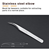 BAKU I5-2D-SA Non-Magnetic Stainless Steel Tweezers