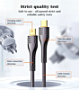 LDNIO LC652C USB C-C Fast Charging Data Cable (GOLD) (6ft) (65w) (Only Ground Shipping)