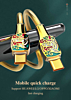 LDNIO LC881C PD 3.1 USB C-C Fast Charging Cable (GOLD) (3ft) (65W) (Only Ground Shipping)