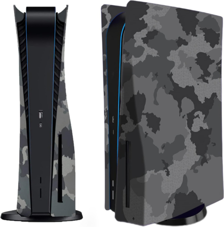 Faceplate Cover (CAMOUFLAGE) (2 Piece Set) for PlayStation 5 Disc Edition (NO LOGO) (Only Ground Shipping)