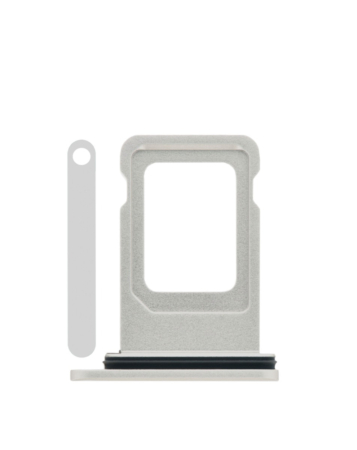 Shop the Dual Sim Card Tray for iPhone 11 in white.