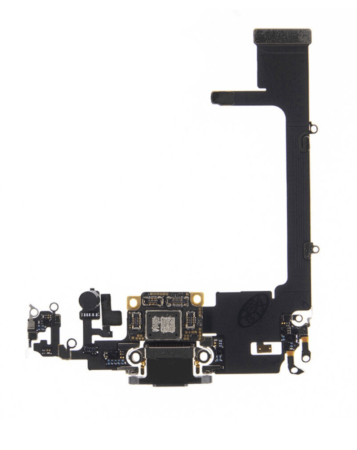 Buy the charging port flex cable in Space Gray for iPhone 11 Pro, OEM pull.

