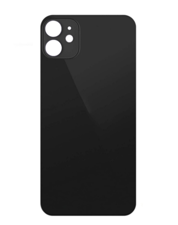Grab the wholesale deals on the black back glass for iPhone 12 with a bigger camera hole and no logo.
