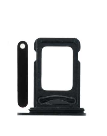 Order the dual SIM card tray for iPhone 12 in black.
