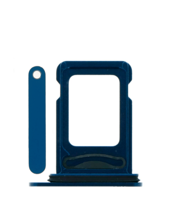 Purchase the dual SIM card tray for iPhone 12 in blue.

