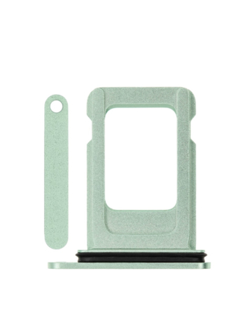Stock up on the green single SIM card tray for iPhone 12.
