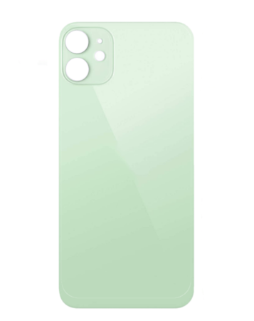 Back Glass with Bigger Camera Hole for iPhone 12 Mini (NO LOGO) (GREEN)