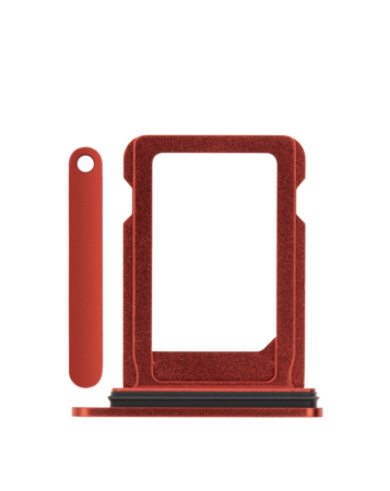 Single Sim Card Tray for iPhone 12 Mini (RED)