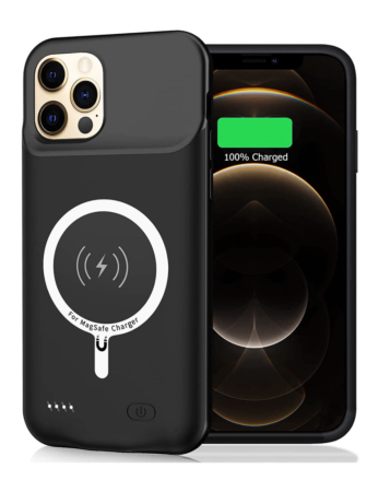 Slim Charging Case with Msafe Charging (8500 mAh) for iPhone 12 Pro Max (Only Ground Shipping)