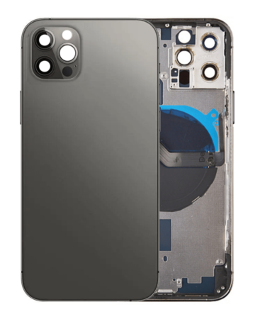 Purchase the Back Housing Frame with Small Components Pre-Installed for iPhone 12 Pro NO LOGO GRAPHITE.







