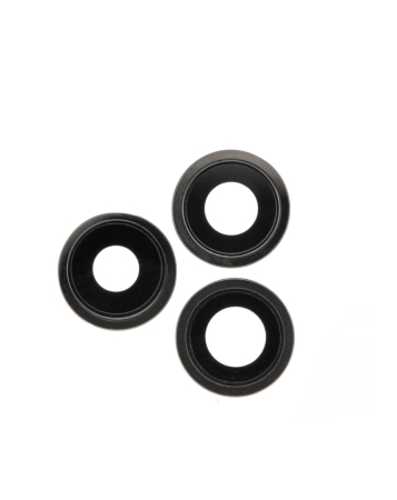 Back Camera Lens with Bracket for iPhone 12 Pro (GRAPHITE) (3 Piece Set) (Premium)