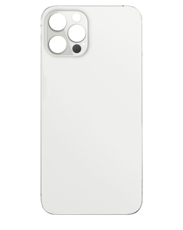 Order the Back Glass with Bigger Camera Hole for iPhone 12 Pro Max NO LOGO SILVER.

