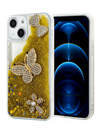 Liquid Quicksand Glitter Cover Case - L23 for iPhone 12 Pro Max (Only Ground Shipping)