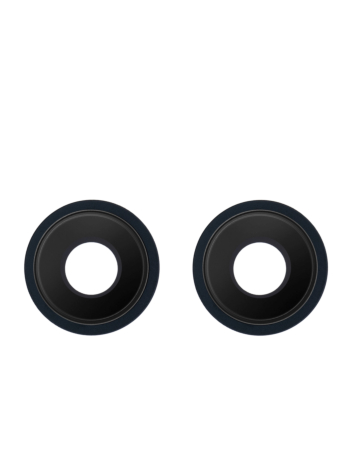 Back Camera Lens with Bracket for iPhone 13 / 13 Mini (BLACK) (2 Piece Set) (Premium)