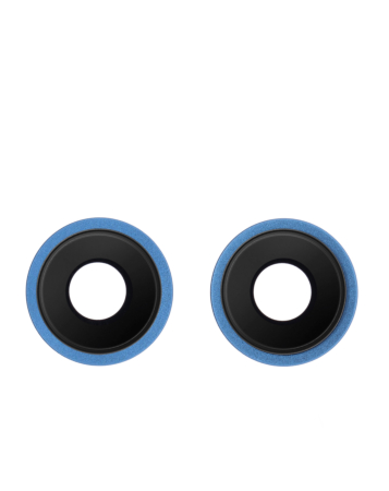 Back Camera Lens with Bracket for iPhone 13 / 13 Mini (BLUE) (2 Piece Set) (Premium)