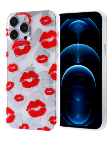 Love Me Printed Clear Case - E8 for iPhone 12 Pro Max (Only Ground Shipping)