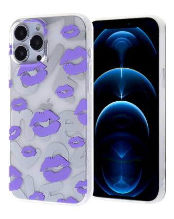 Love Me Printed Clear Case - E9 for iPhone 12 Pro Max (Only Ground Shipping)