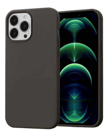 Soft Solid Silicone Case (Full Buttom Cover) - Style 57 for iPhone 13 Pro Max (Only Ground Shipping)
