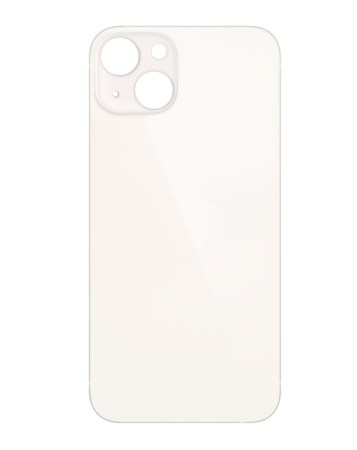 Shop the Back Glass with Bigger Camera Hole for iPhone 13 Mini No Logo Starlight.