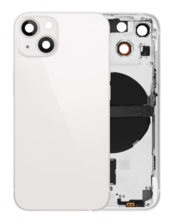 Back Housing Frame with Small Components Pre-Installed for iPhone 13 Mini (NO LOGO) (International) (STARLIGHT)