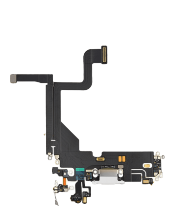 Charging Port Flex Cable for iPhone 13 Pro (SILVER) (Premium)