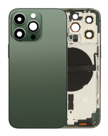 Back Housing Frame with Small Components Pre-Installed for iPhone 13 Pro (NO LOGO) (International) (ALPINE GREEN)