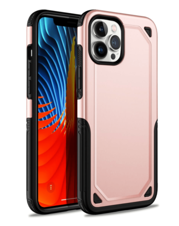 Armor Dual Layer Impact Shockproof Cover - ROSE GOLD for iPhone 13 Pro Max (Only Ground Shipping)