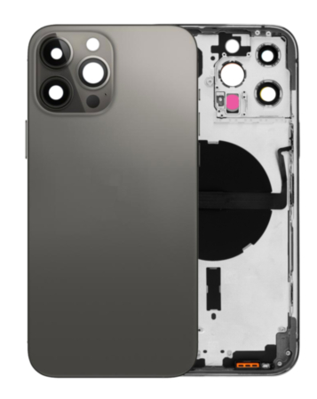 Back Housing Frame with Small Components Pre-Installed for iPhone 13 Pro Max (NO LOGO) (International) (GRAPHITE)
