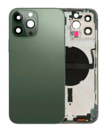 Back Housing Frame with Small Components Pre-Installed for iPhone 13 Pro Max (NO LOGO) (Internationa