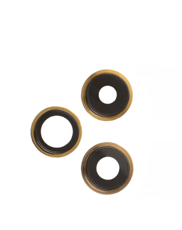 Back Camera Lens with Bracket for iPhone 13 Pro Max / 13 Pro (GOLD) (3 Piece Set) (Premium)