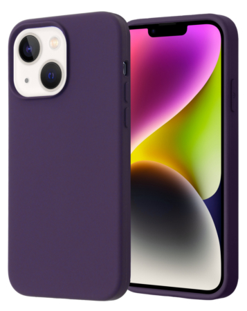 Soft Solid Silicone Case (Full Buttom Cover) - Style 2 for iPhone 13 / 14 / 16e / 17e (Only Ground Shipping)