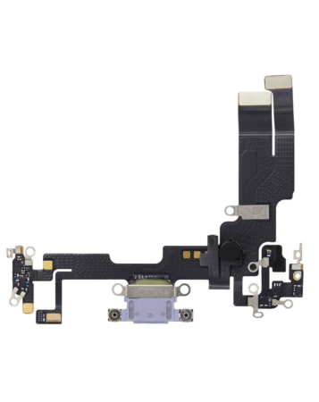 Shop the Aftermarket Charging Port Flex Cable for iPhone 14 in Deep Purple.