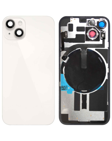 Shop the starlight back glass with frame, wireless NFC charging flex, and MagSafe magnet for iPhone 14, no logo.