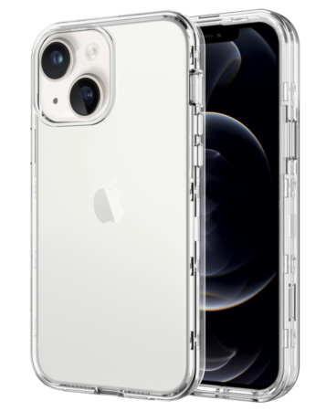 iPhone 14 Plus / 15 Plus Glossy Protector Case - CLEAR (Only Ground Shipping)
