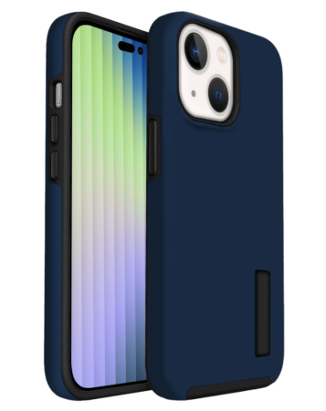 iPhone 14 Plus /15 Plus Dual Layer Protection Case - NAVY BLUE (Only Ground Shipping)