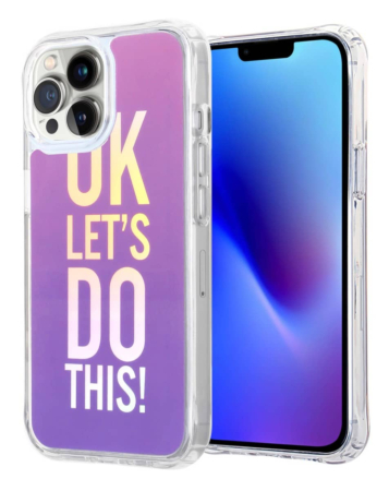 BLUE Light Injection Case - OK for iPhone 14 Pro (Only Ground Shipping)