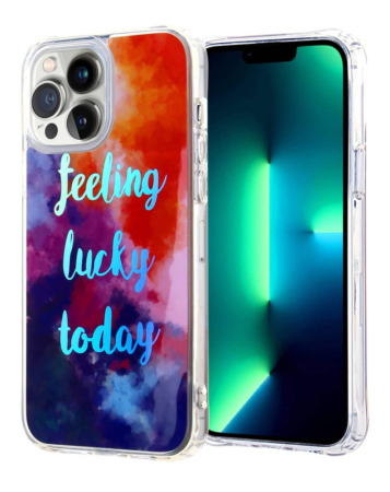 BLUE Light Injection Case - LUCKY for iPhone 14 Pro (Only Ground Shipping)
