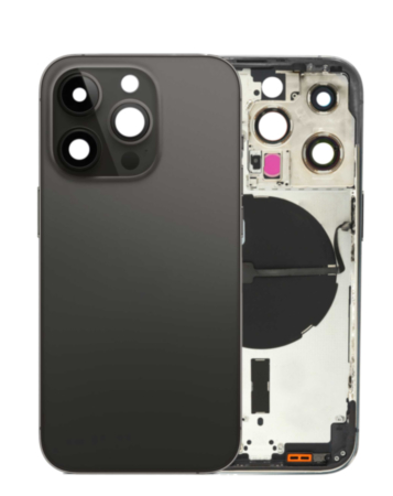 Back Housing Frame with Small Components Pre-Installed for iPhone 14 Pro (NO LOGO) (International) (