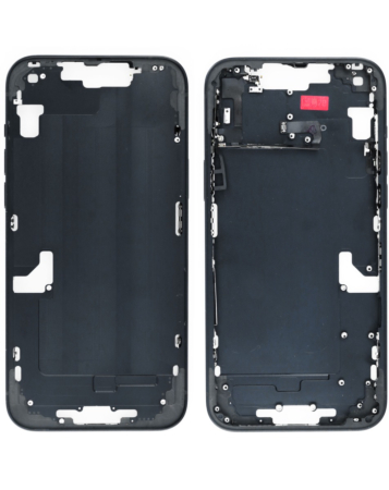 Stock up on the middle frame with small parts for the iPhone 14 Plus — in Black, US version.