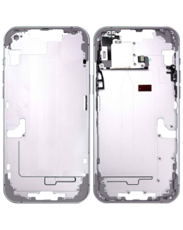 Purchase the middle frame with small parts for the iPhone 14 Plus — in Purple, US version, OEM pull A grade.