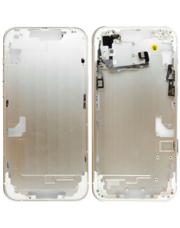 Shop the middle frame with small parts for the iPhone 14 Plus — in Starlight, International version.
