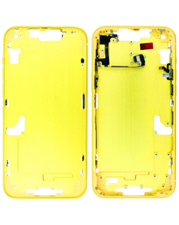 Middle Frame with Small Parts for iPhone 14 Plus (YELLOW) (International Version)