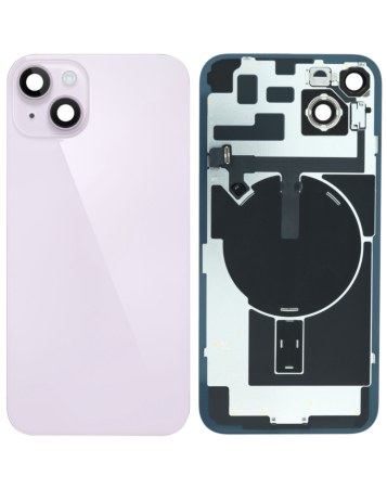Buy the back glass with frame and MagSafe magnet for the iPhone 14 Plus — in Purple, service pack.