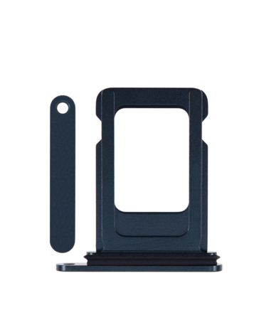 Stock up on the single SIM card tray for the iPhone 14 or 14 Plus — in Midnight.