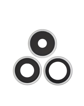 Order the Back Camera Lens with Bracket and Bezel for iPhone 14 Pro and 14 Pro Max in Silver, premium quality.
